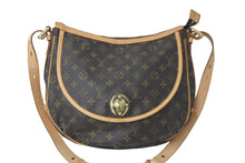 画像をギャラリービューアに読み込む, LOUIS VUITTON ルイヴィトン ショルダーバッグ M40075 トゥラムGM モノグラム スペイン製 ブラウン ゴールド金具 美品 中古 57969
