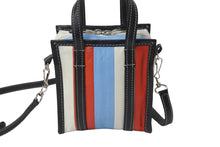画像をギャラリービューアに読み込む, BALENCIAGA バレンシアガ ショルダーバッグ 2WAY バザールショッパーXXS マルチカラー レザー 513988 美品 中古 58009