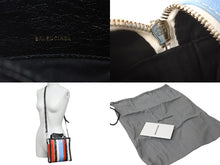 画像をギャラリービューアに読み込む, BALENCIAGA バレンシアガ ショルダーバッグ 2WAY バザールショッパーXXS マルチカラー レザー 513988 美品 中古 58009