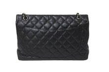 画像をギャラリービューアに読み込む, CHANEL シャネル チェーンショルダーバッグ デカマトラッセ33 13番台 キャビアスキン ブラック シルバー金具 美品 中古 58020