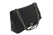 画像をギャラリービューアに読み込む, CHANEL シャネル チェーンショルダーバッグ デカマトラッセ33 13番台 キャビアスキン ブラック シルバー金具 美品 中古 58020