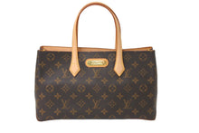 画像をギャラリービューアに読み込む, LOUIS VUITTON ルイヴィトン ハンドバッグ M45643 ウィルシャーPM モノグラム ブラウン ゴールド金具 美品 中古 58030