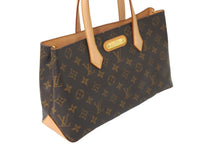 画像をギャラリービューアに読み込む, LOUIS VUITTON ルイヴィトン ハンドバッグ M45643 ウィルシャーPM モノグラム ブラウン ゴールド金具 美品 中古 58030