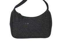 Load image into Gallery viewer, PRADA プラダ ショルダーバッグ プラダスポーツ MV515 アクセサリーポーチ ウール ナイロン ブラック グレー 美品 中古 58036