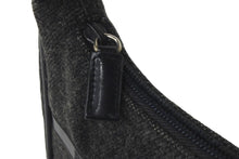 Load image into Gallery viewer, PRADA プラダ ショルダーバッグ プラダスポーツ MV515 アクセサリーポーチ ウール ナイロン ブラック グレー 美品 中古 58036