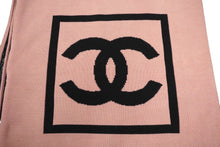 画像をギャラリービューアに読み込む, CHANEL シャネル スポーツライン ココマーク ナップサック シールなし コットン ピンク ブラック 美品 中古 58058