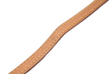 Load image into Gallery viewer, LOUIS VUITTON ルイヴィトン ショルダーストラップ LVロゴ ヌメ革 ブラウン ゴールド金具 全長117cm 美品 中古 58073