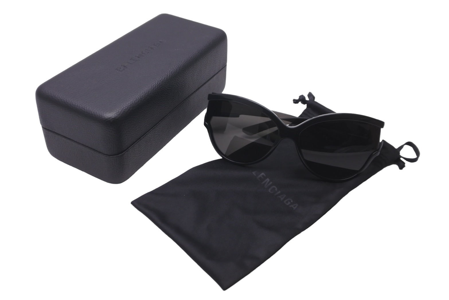 極美品 BALENCIAGA バレンシアガ サングラス フォックス型 63□15-115