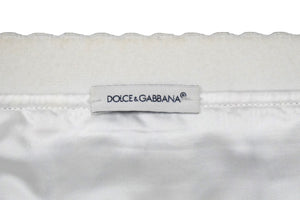 DOLCE&GABBANA ドルチェアンドガッバーナ スカート ミニスカート キッズ コットン シルク ビスコース 11/12 FPM5E 美品 中古 58107