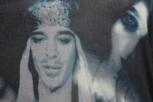 画像をギャラリービューアに読み込む, JOHN GALLIANO ジョンガリアーノ 半袖Ｔシャツ フェース プリント ブラック モダール サイズXS 美品 中古 58110