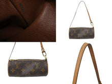 Load image into Gallery viewer, LOUIS VUITTON ルイヴィトン ショルダーバッグ パピヨン30 M51385 ポーチ付き ゴールド金具 美品 中古 58137