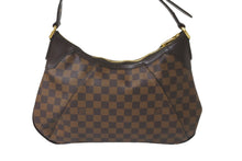 画像をギャラリービューアに読み込む, 極美品 LOUIS VUITTON ルイヴィトン ショルダーバッグ テムズGM ダミエ エベヌ N48181 ゴールド金具 中古 58150