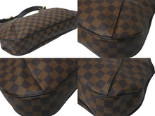 画像をギャラリービューアに読み込む, 極美品 LOUIS VUITTON ルイヴィトン ショルダーバッグ テムズGM ダミエ エベヌ N48181 ゴールド金具 中古 58150