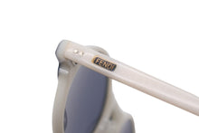 画像をギャラリービューアに読み込む, FENDI フェンディ サングラス ホワイト ブラック サイズ41□23 FS204 シルバー金具 美品 中古 58163