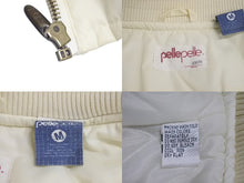画像をギャラリービューアに読み込む, pellepelle ペレペレ レザージャケット サイズM 刺繍デザイン アイボリー ホワイト ヴィンテージ 美品 中古 4c057721