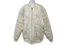 画像をギャラリービューアに読み込む, pellepelle ペレペレ レザージャケット サイズM 刺繍デザイン アイボリー ホワイト ヴィンテージ 美品 中古 4c057721