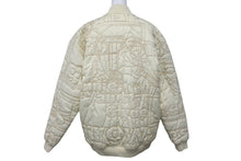 画像をギャラリービューアに読み込む, pellepelle ペレペレ レザージャケット サイズM 刺繍デザイン アイボリー ホワイト ヴィンテージ 美品 中古 4c057721