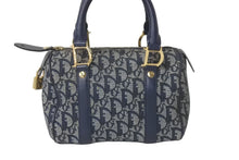 画像をギャラリービューアに読み込む, Christian Dior クリスチャンディオール ハンドバッグ トロッター CP0070 ゴールド金具 良品 中古 58252