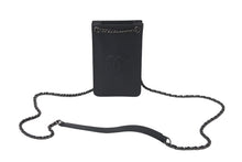 Load image into Gallery viewer, CHANEL シャネル ショルダーバッグ ココマーク チェーンショルダー レザー ブラック A92304 19番台 シルバー金具 美品 中古 58271