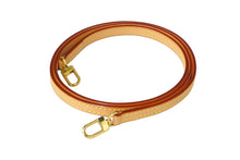 Load image into Gallery viewer, LOUIS VUITTON ルイヴィトン ショルダーストラップ ベージュレザー ゴールド金具 美品 中古 58282