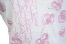 画像をギャラリービューアに読み込む, Christian Dior クリスチャンディオール 半袖Ｔシャツ トロッター 花柄 Vネック 5P16155953 コットン ピンク 40 美品 中古 58299