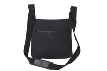 画像をギャラリービューアに読み込む, GUCCI グッチ ショルダーバッグ GG柄 GGキャンバス コットンキャンバス レザー 122793 シルバー金具 美品 中古 58351