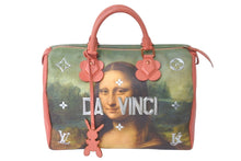 画像をギャラリービューアに読み込む, LOUIS VUITTON ルイヴィトン モナリザ スピーディ30 ボストンバッグ マスターズコレクション M43372 ピンク 美品 中古 58402