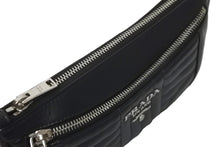 Load image into Gallery viewer, 極美品 PRADA プラダ IMPUNTURE ウエストバッグ NERO ボディバッグ 1BL008-2D91-F0002 ブラック ロゴ 中古 58415