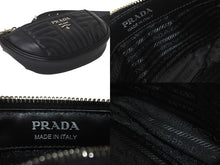Load image into Gallery viewer, 極美品 PRADA プラダ IMPUNTURE ウエストバッグ NERO ボディバッグ 1BL008-2D91-F0002 ブラック ロゴ 中古 58415
