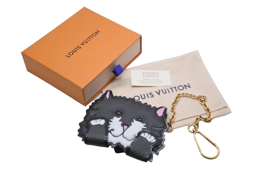 LOUIS VUITTON ルイヴィトン カードケース キャットグラム カードホルダー エピレザー チェーン付き M63898 美品 中古 58420  – Casanova Vintage