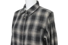 画像をギャラリービューアに読み込む, CHROME HEARTS クロムハーツ 長袖シャツ チェックシャツ クロスボール クロスパッチ サイズS シルバー925 美品 中古 58424