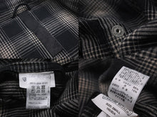 画像をギャラリービューアに読み込む, CHROME HEARTS クロムハーツ 長袖シャツ チェックシャツ クロスボール クロスパッチ サイズS シルバー925 美品 中古 58424