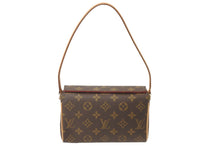 画像をギャラリービューアに読み込む, LOUIS VUITTON ルイヴィトン ハンドバッグ レシタル モノグラムキャンバス M51900 ゴールド金具 美品 中古 58431