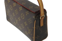 画像をギャラリービューアに読み込む, LOUIS VUITTON ルイヴィトン ハンドバッグ レシタル モノグラムキャンバス M51900 ゴールド金具 美品 中古 58431