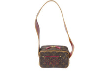 画像をギャラリービューアに読み込む, LOUIS VUITTON ルイヴィトン ショルダーバッグ ミニトロカデロ M95175 モノグラムペルフォ ブラウン ワインレッド 美品 中古 58452