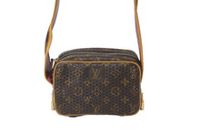 画像をギャラリービューアに読み込む, LOUIS VUITTON ルイヴィトン ショルダーバッグ ミニトロカデロ M95175 モノグラムペルフォ ブラウン ワインレッド 美品 中古 58452