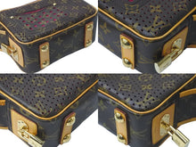 画像をギャラリービューアに読み込む, LOUIS VUITTON ルイヴィトン ショルダーバッグ ミニトロカデロ M95175 モノグラムペルフォ ブラウン ワインレッド 美品 中古 58452