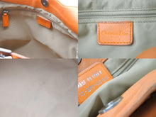 Load image into Gallery viewer, Christian Dior クリスチャンディオール ストリートシック トロッター柄 ハンドバッグ ベージュ オレンジ 中古 58481