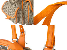 Load image into Gallery viewer, Christian Dior クリスチャンディオール ストリートシック トロッター柄 ハンドバッグ ベージュ オレンジ 中古 58481