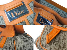 Load image into Gallery viewer, Christian Dior クリスチャンディオール ストリートシック トロッター柄 ハンドバッグ ベージュ オレンジ 中古 58481