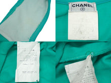 画像をギャラリービューアに読み込む, CHANEL シャネル スイムウェア ココマーク エンボス P07791V5398 エメラルドグリーン サイズ38 美品 中古 58488
