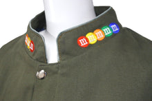 画像をギャラリービューアに読み込む, JH Design ジェイエイチデザイン M&amp;M's レーシング ジャケット カーキ 刺繍 パッチ エムアンドエムズ サイズL 美品 中古 58509