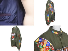 画像をギャラリービューアに読み込む, JH Design ジェイエイチデザイン M&amp;M's レーシング ジャケット カーキ 刺繍 パッチ エムアンドエムズ サイズL 美品 中古 58509