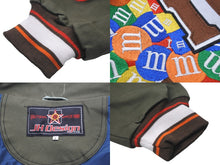 画像をギャラリービューアに読み込む, JH Design ジェイエイチデザイン M&amp;M's レーシング ジャケット カーキ 刺繍 パッチ エムアンドエムズ サイズL 美品 中古 58509