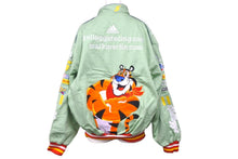 画像をギャラリービューアに読み込む, JH DESIGN ジェイエイチデザイ 00s ケロッグ レーシング ジャケット グリーン ジェフハミルトン 刺繍 サイズL 良品 美品 中古 58510