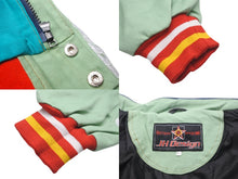 画像をギャラリービューアに読み込む, JH DESIGN ジェイエイチデザイ 00s ケロッグ レーシング ジャケット グリーン ジェフハミルトン 刺繍 サイズL 良品 美品 中古 58510