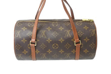 Load image into Gallery viewer, LOUIS VUITTON ルイヴィトン ハンドバッグ M51386 パピヨンPM 筒型 モノグラム ブラウン ゴールド金具 美品 中古 58529