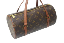 Load image into Gallery viewer, LOUIS VUITTON ルイヴィトン ハンドバッグ M51386 パピヨンPM 筒型 モノグラム ブラウン ゴールド金具 美品 中古 58529