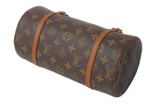 Load image into Gallery viewer, LOUIS VUITTON ルイヴィトン ハンドバッグ M51386 パピヨンPM 筒型 モノグラム ブラウン ゴールド金具 美品 中古 58529