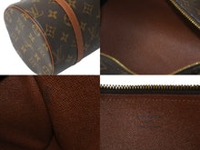 Load image into Gallery viewer, LOUIS VUITTON ルイヴィトン ハンドバッグ M51386 パピヨンPM 筒型 モノグラム ブラウン ゴールド金具 美品 中古 58529
